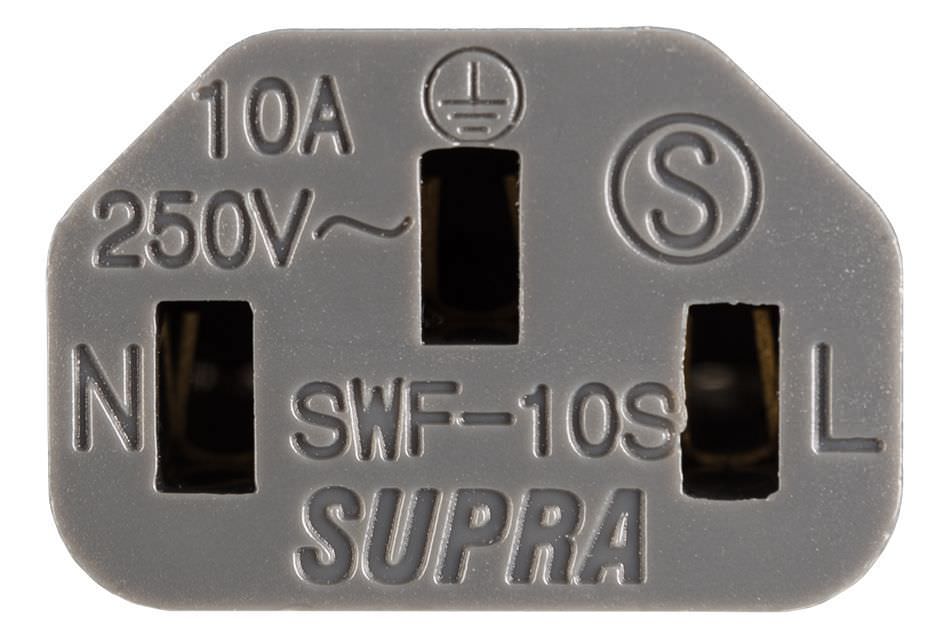 Supra Anniversary LoRad 2.5 SPC CS-EU CEE 7/7 - IEC C13 Strömkabel EU-standard