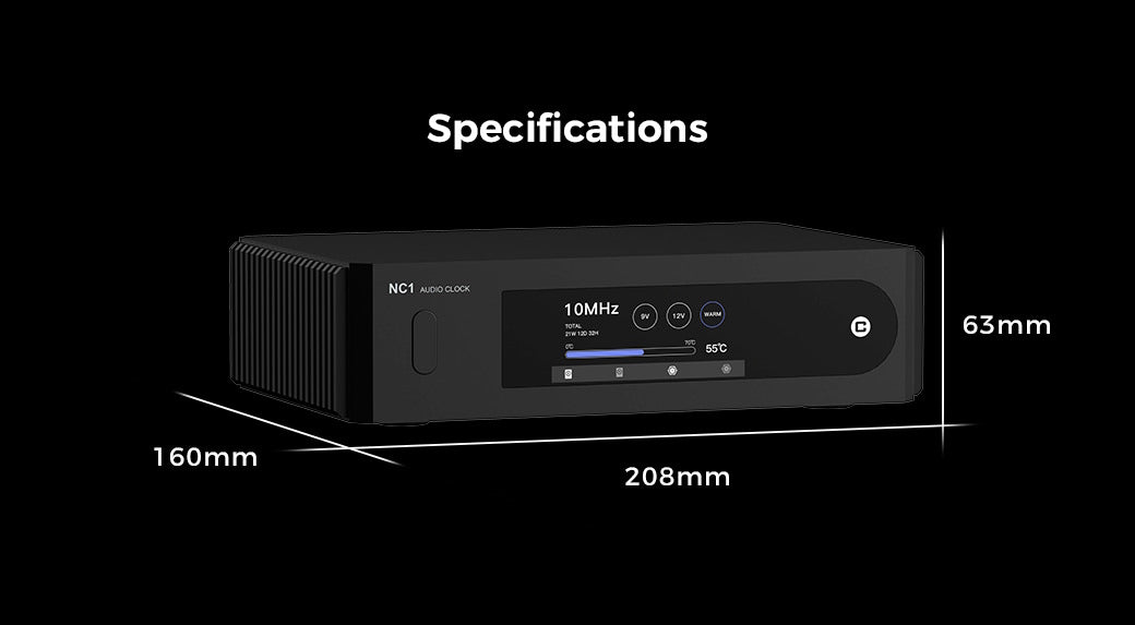 Aune NC1 EVO - Ljudklocka / PSU Ljudklocka