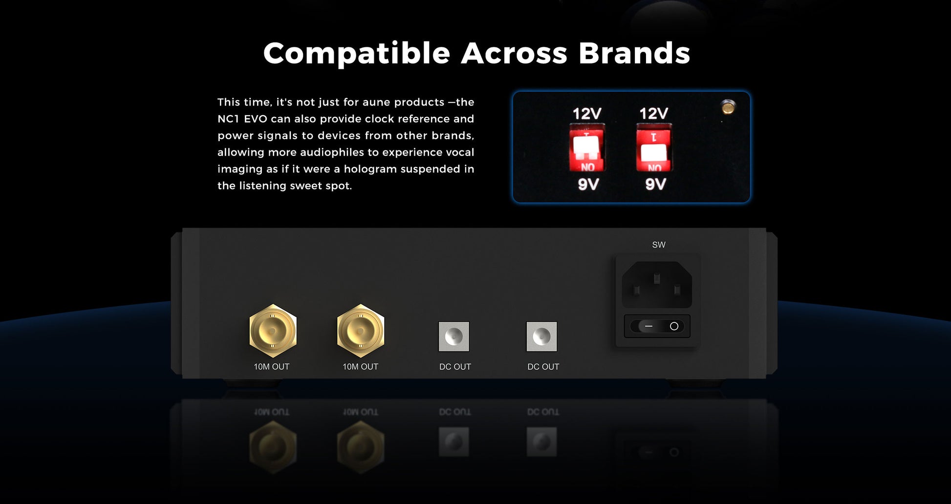 Aune NC1 EVO - Ljudklocka / PSU Ljudklocka