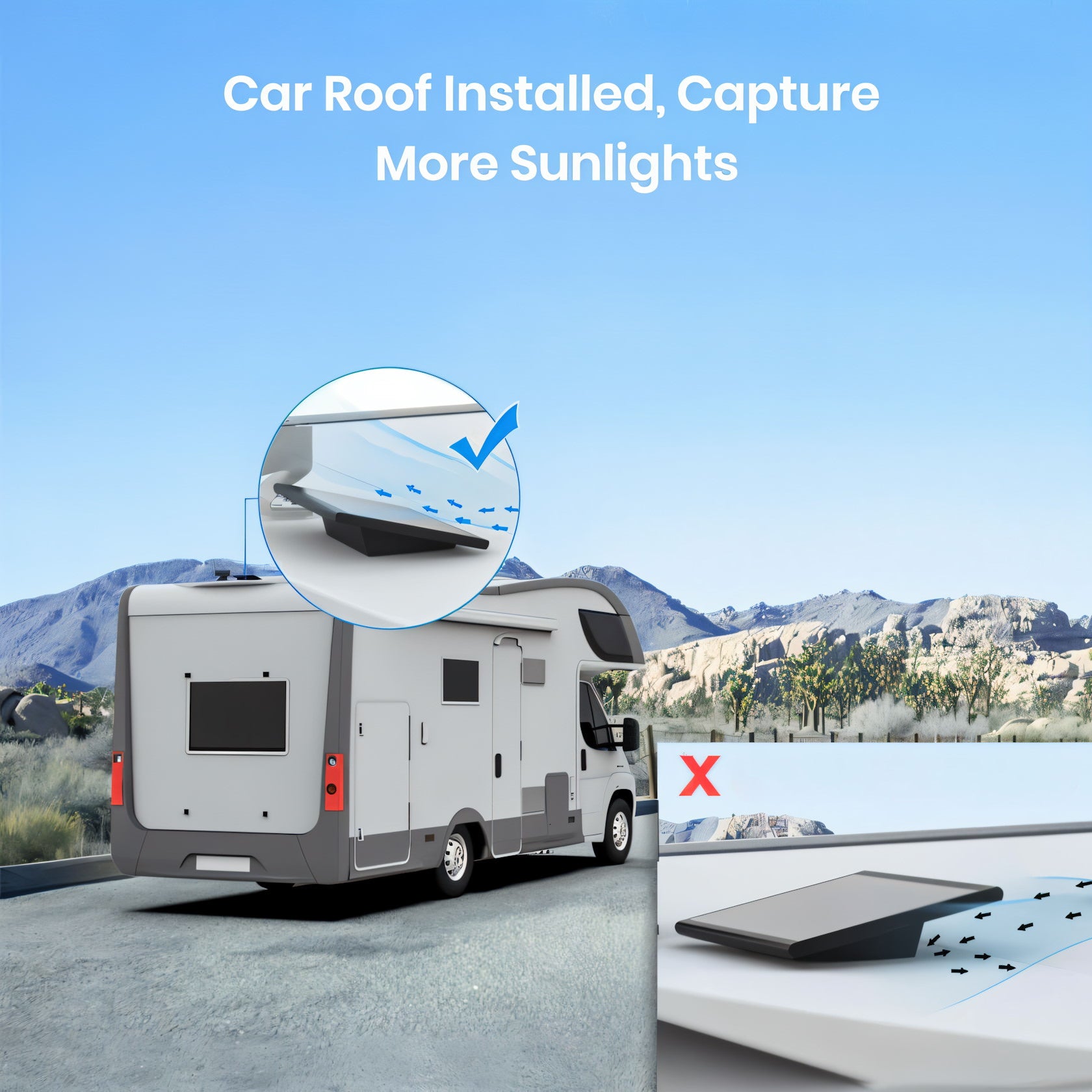 AutoVox Solcellspanel för Solar4 solcellspanel