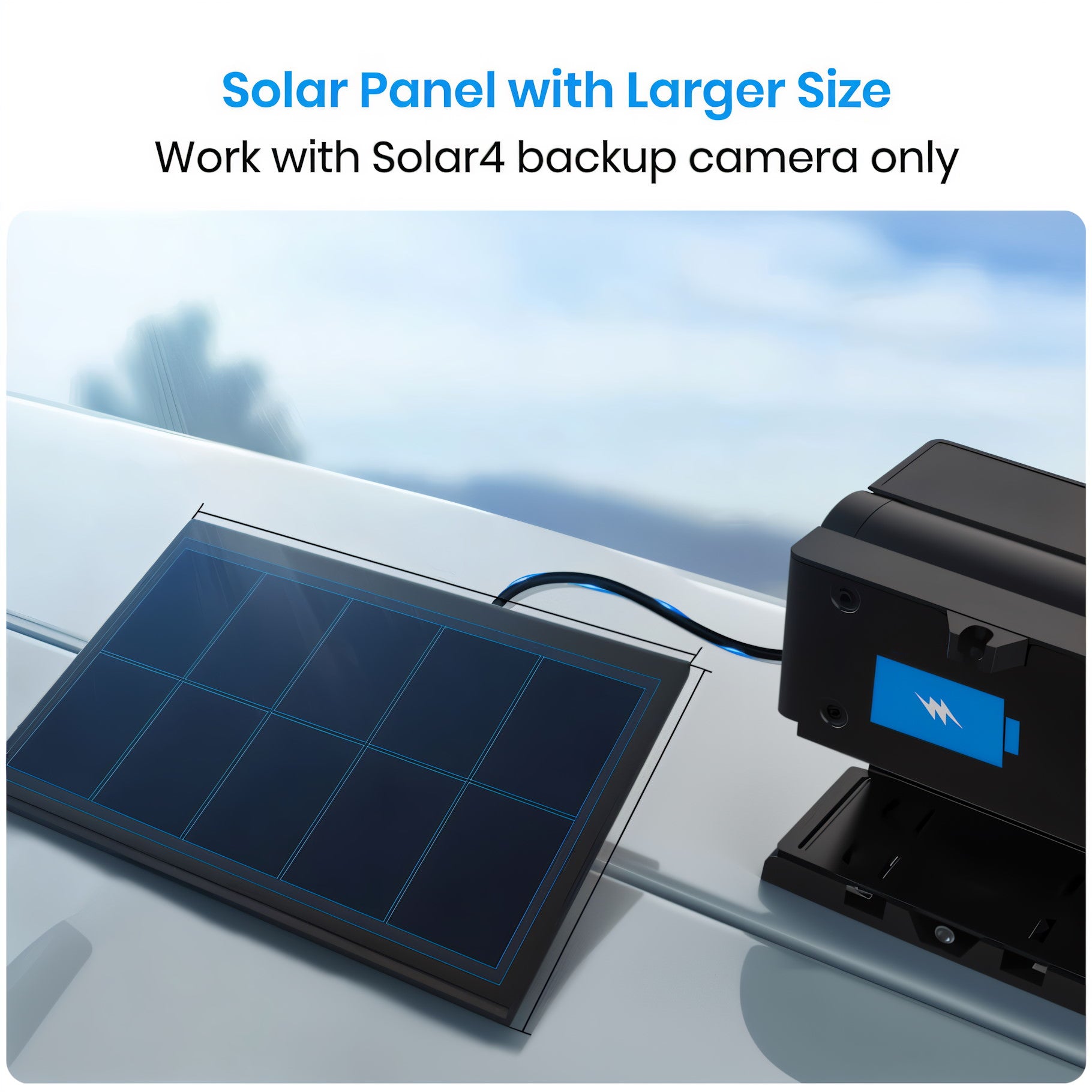 AutoVox Solcellspanel för Solar4 solcellspanel