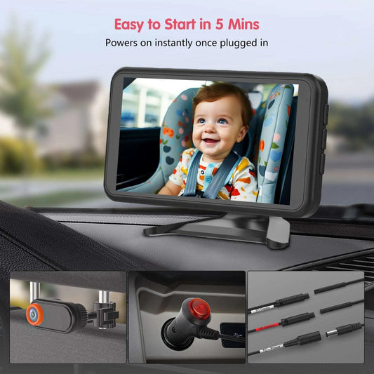 AutoVox BM2 - Babykamera för bil - DEMO Babykamera