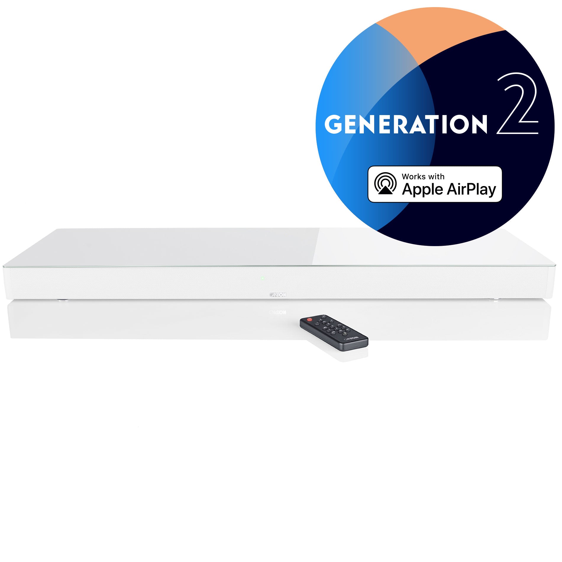 Canton Smart Sounddeck 100 Generation 2 Soundbar Vit