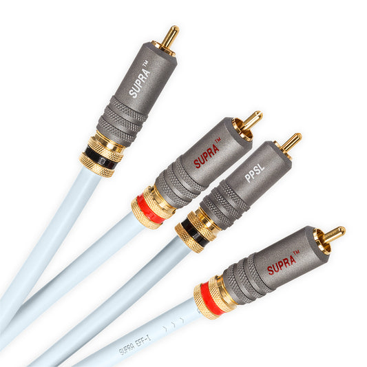 Supra EFF-ISL 2RCA - 2RCA 2m - DEMO Analog RCA-kabel