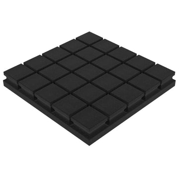 Akustikpanel Grid 50x50cm - Ljudabsorbent för vägg Ljudabsorbent