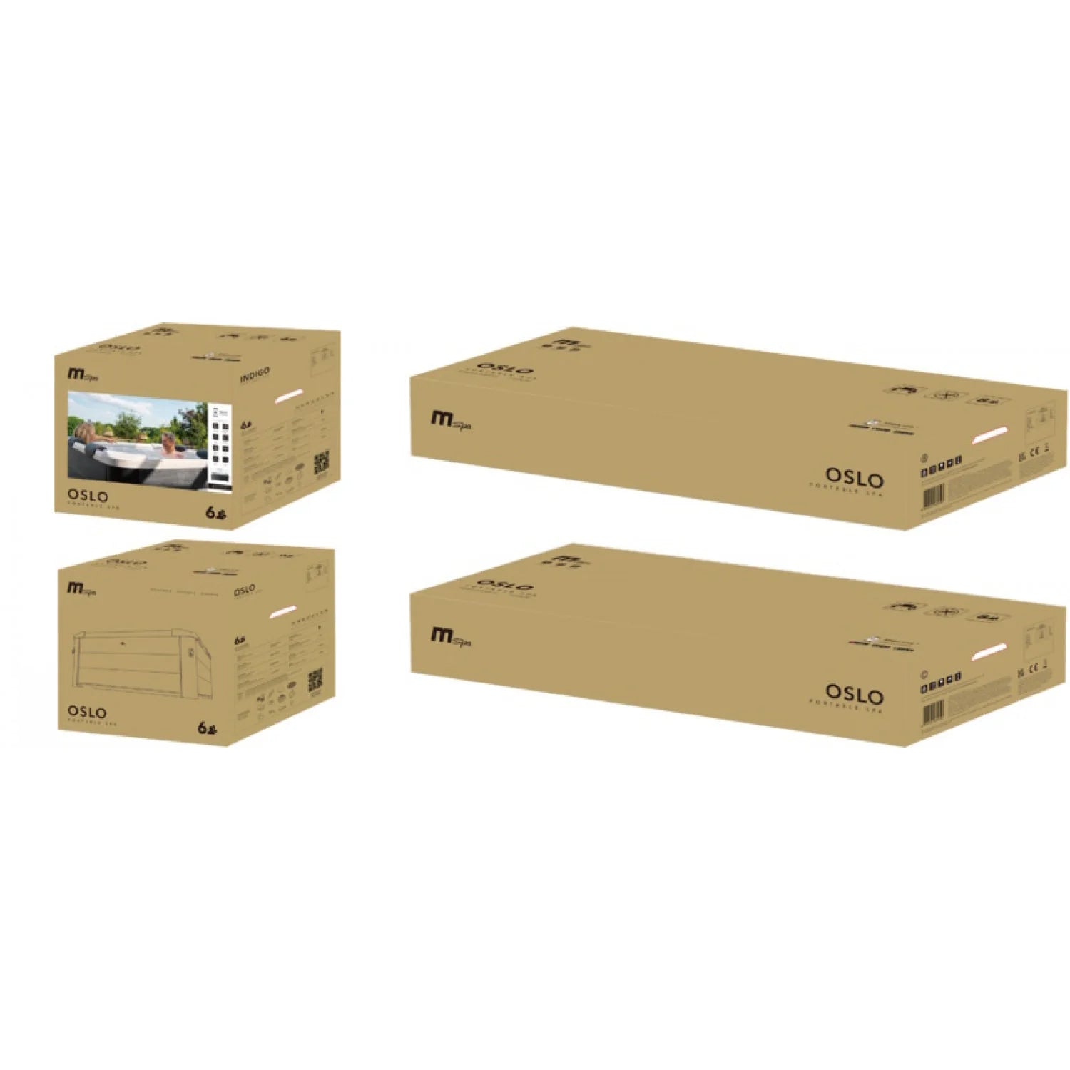 MSpa Oslo Frame F-OS063W - Spabad spa-bad