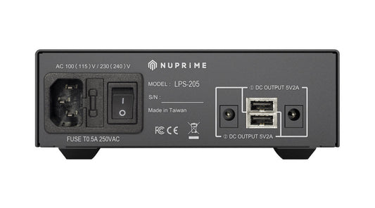NuPrime Omnia SW-8 + LPS-205 PSU Nätverksswitch