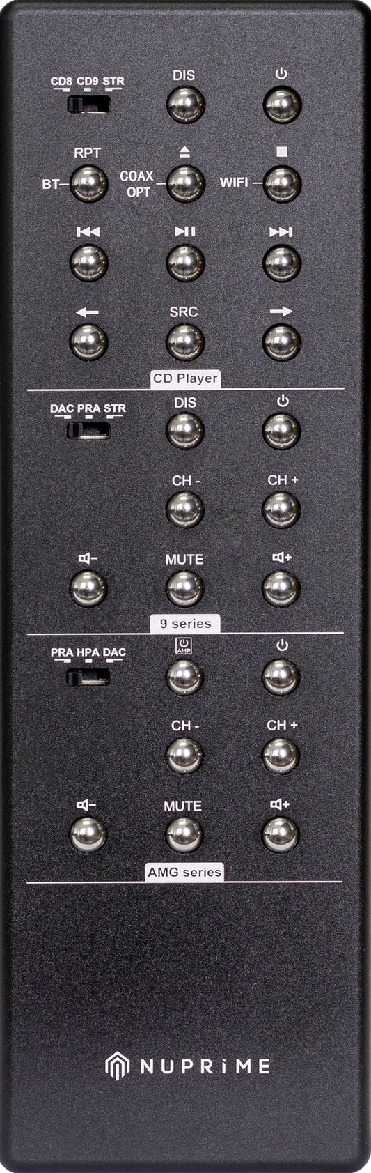 NuPrime System Remote Fjärrkontroll