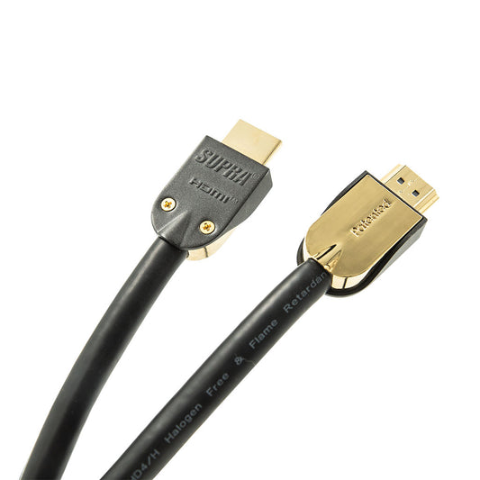 Supra HDMI 2.0 UHD4K FRHF Black (6-15M) - Flamsäker HDMI