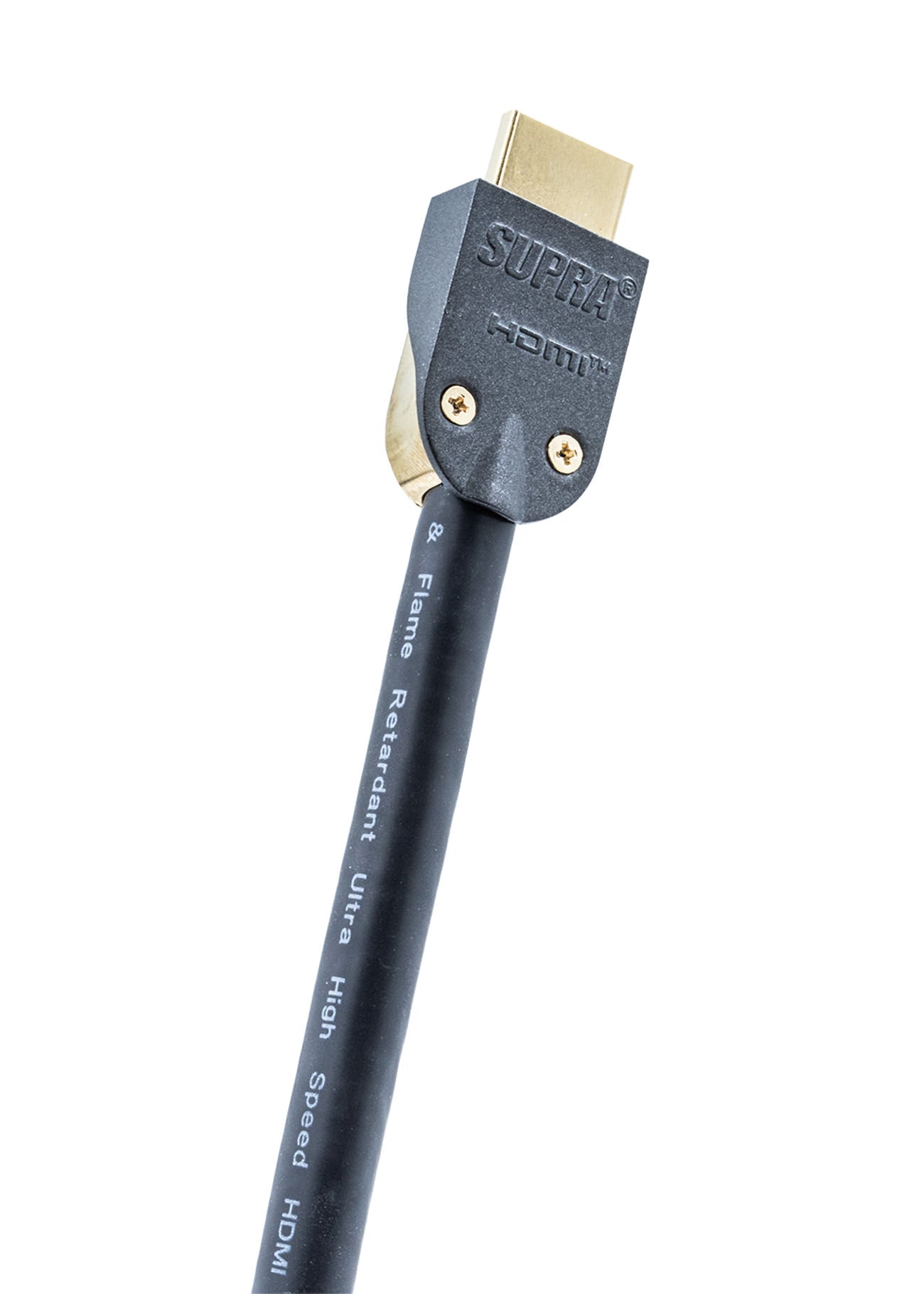 Supra HDMI 2.1 UHD8K FRHF Black (1-5M) - Flamsäker HDMI Hdmi-kabel