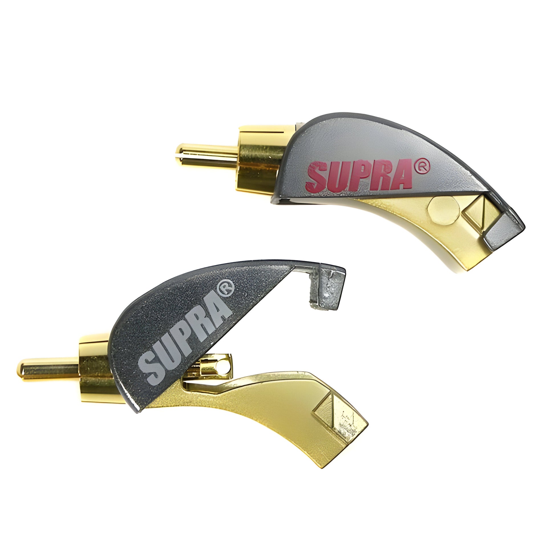 Supra PPR-B - Vinklad RCA-kontakt (2-pack) RCA-kontakter