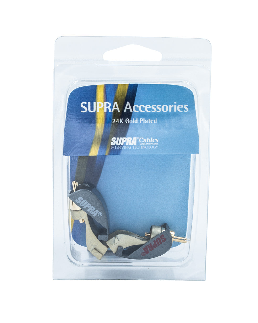 Supra PPR-B - Vinklad RCA-kontakt (2-pack) RCA-kontakter