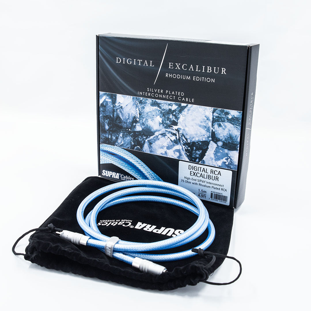 Supra Digital RCA Excalibur Rhodium Digitalkabel