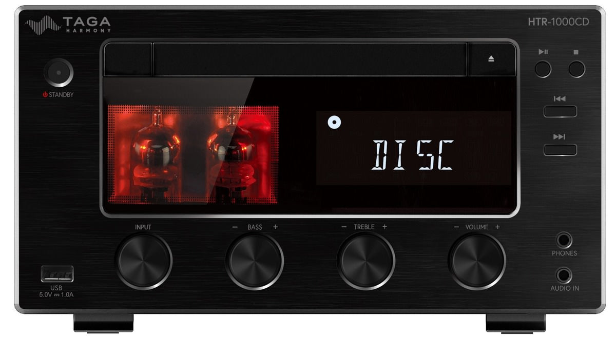 TAGA HTR-1000CD v.3 - Stereoförstärkare, CD, Bluetooth FM/DAB+ Svart