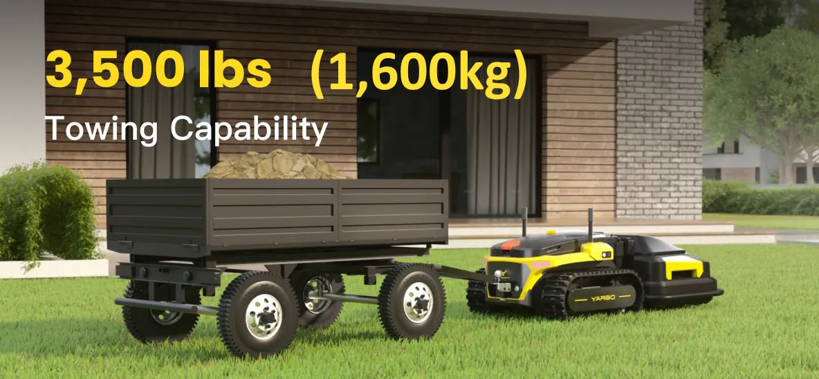 Yarbo Gårdsrobot (med snöslungamodul och gräsklipparmodul) Robotgräsklippare