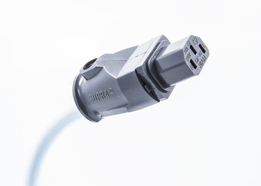 Supra LoRad 2.5 MK II CS-EU/A CEE 7/7 (vinklad) - IEC C13 Strömkabel EU-standard