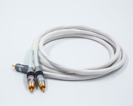 Supra Y-Link 2RCA - 1RCA Analog RCA-kabel 1 Meter Vit