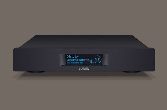 Lumin U2 Mini + SBooster MKII Nätverksspelare Svart Utan montering