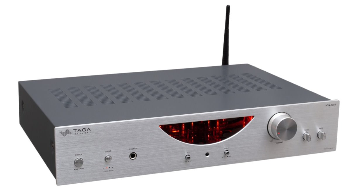TAGA HTA-600B - Stereoförstärkare Hybrid Stereoförstärkare Silver