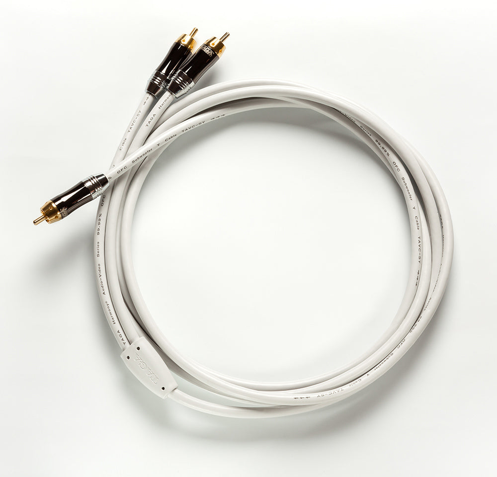 TAGA TAVC-SY Subwoofer Y-kabel 3m Analog RCA-kabel