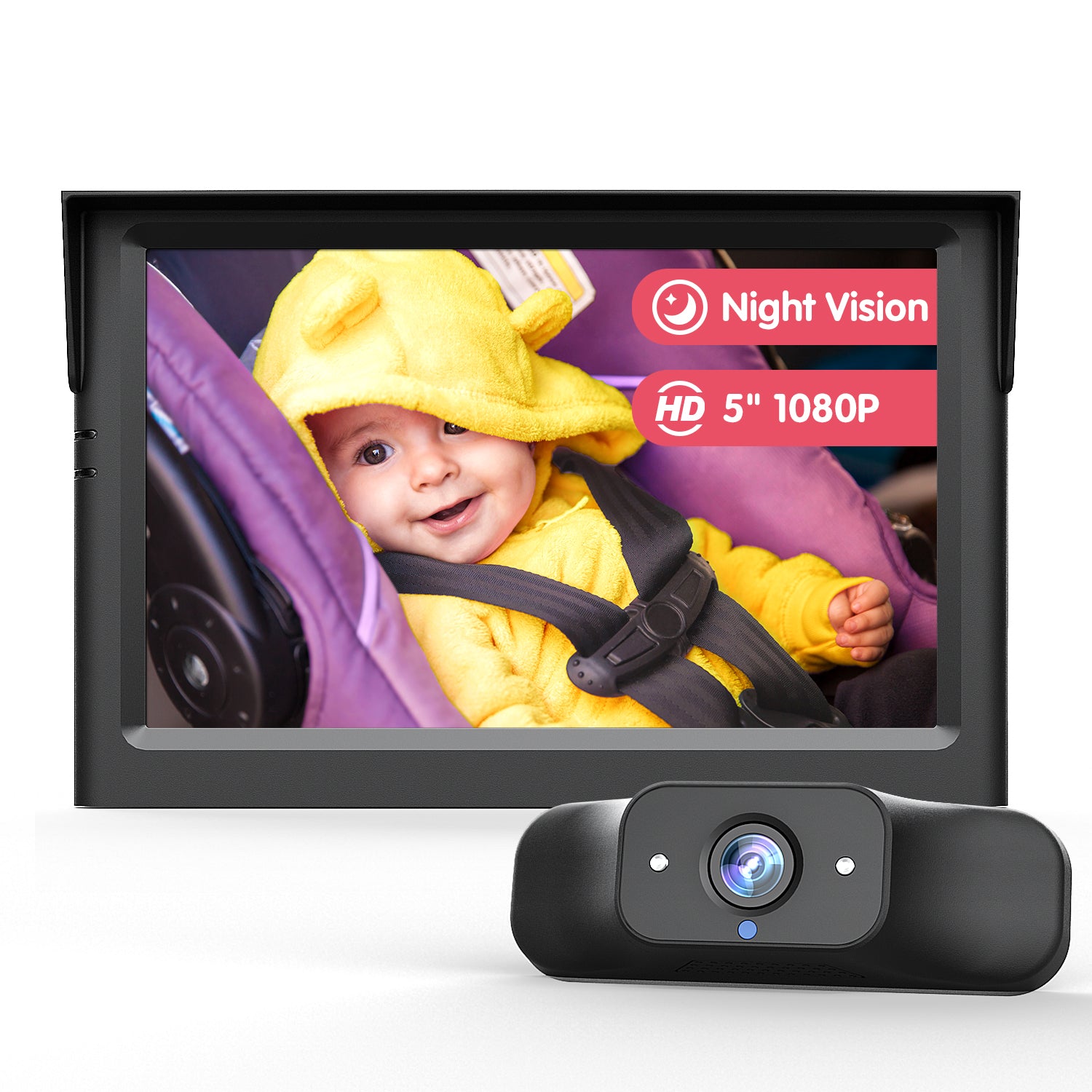 AutoVox L-view BM1  - Babykamera för bil Babykamera Auto-Vox