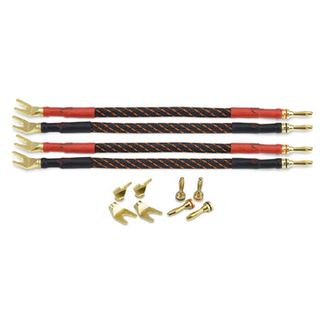 Dynavox Bi-Wire Kabelbryggor (4 st) - Högtalarjumper Högtalarjumper