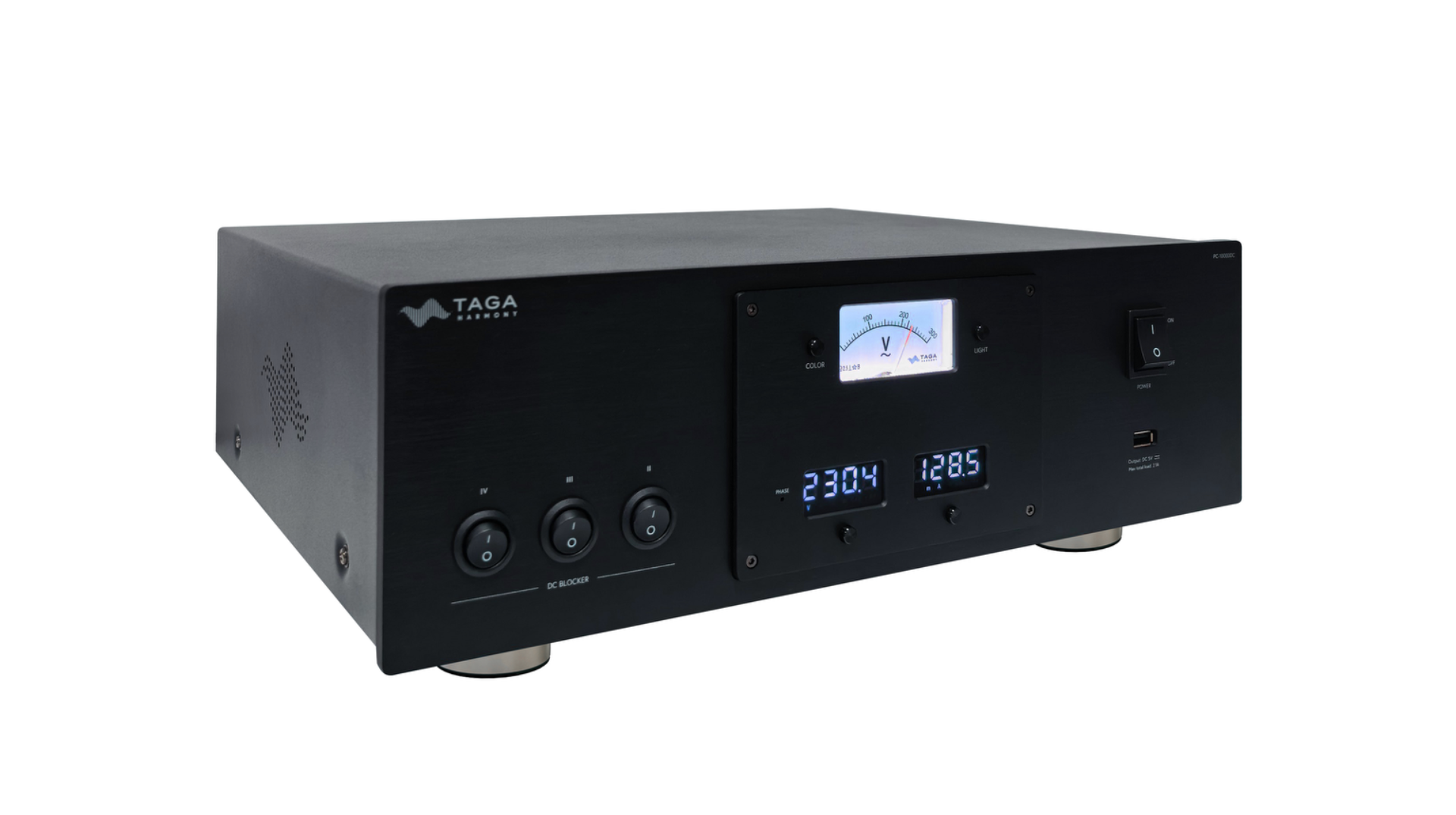 TAGA Harmony PC-10000DC - Strömkonditionerare med DC-blocker och linjär USB-ström Grendosa
