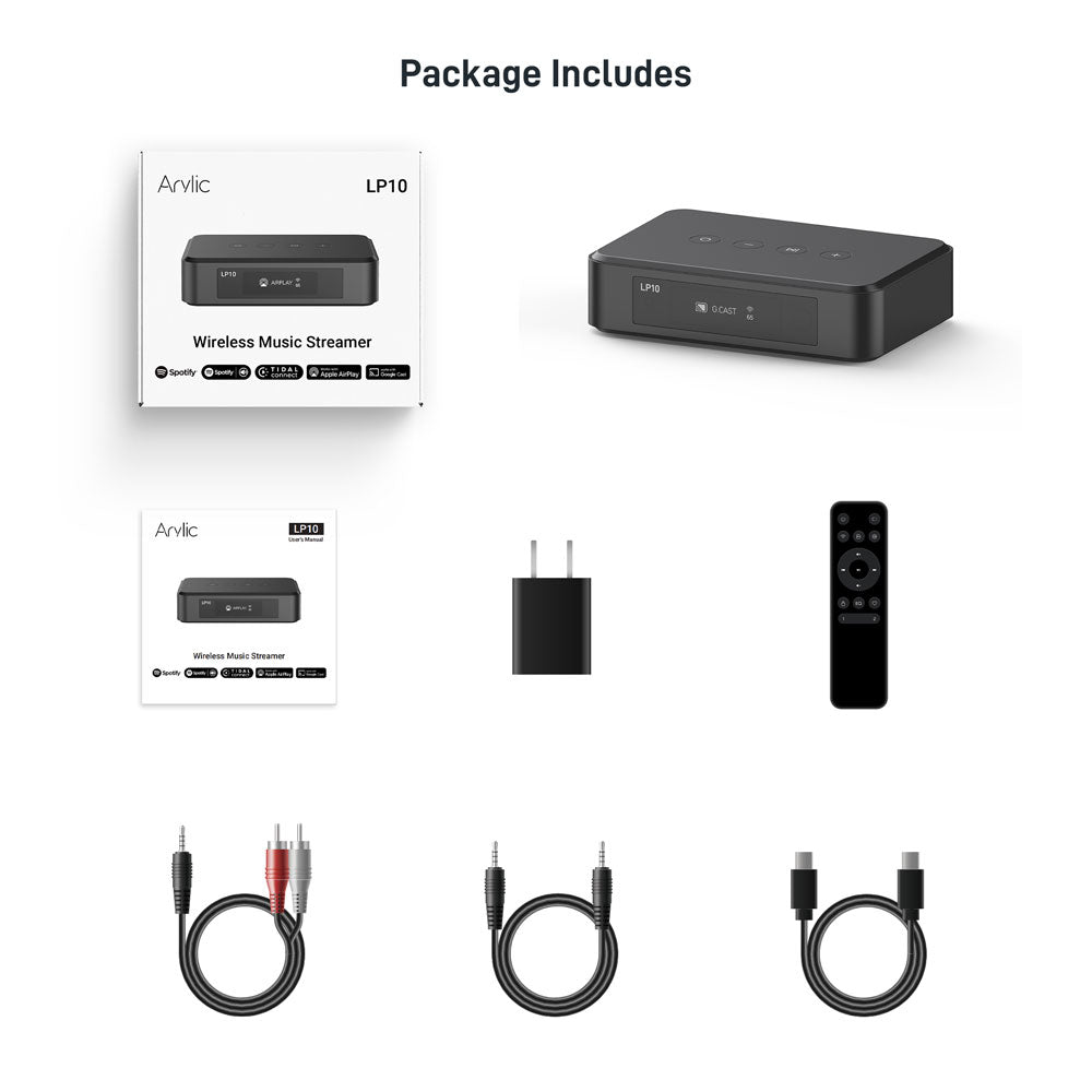 Arylic LP10 - Musikstreamer med Fjärrkontroll Musikstreamer