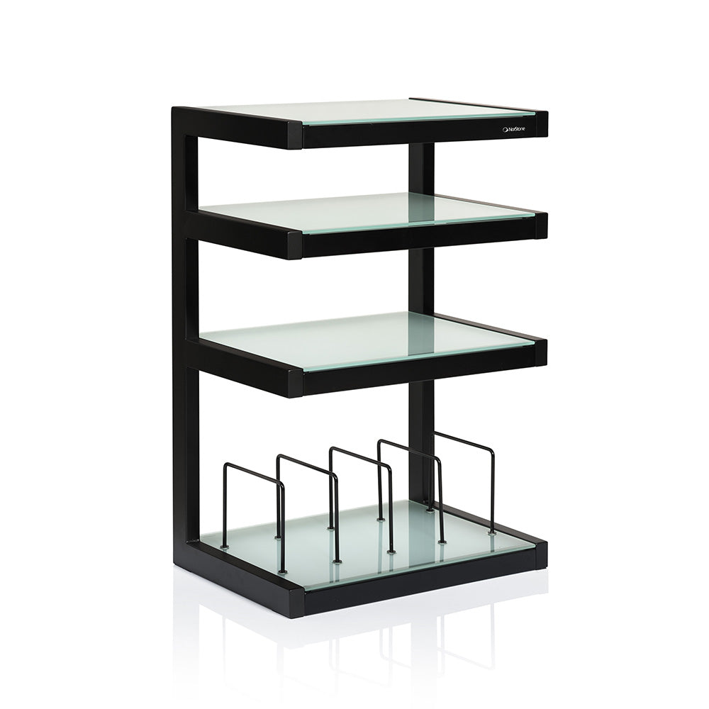 Norstone Esse Hifi Vinyl - Hifi-bänk Hifi-bänk Svart/frostat glas