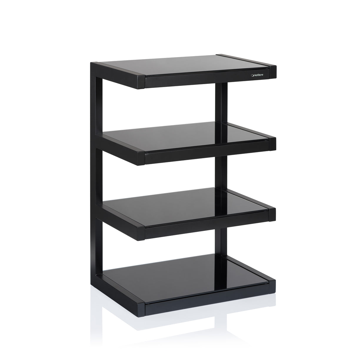 Norstone Esse Hifi - Hifi-bänk Hifi-bänk Svart/svart glas