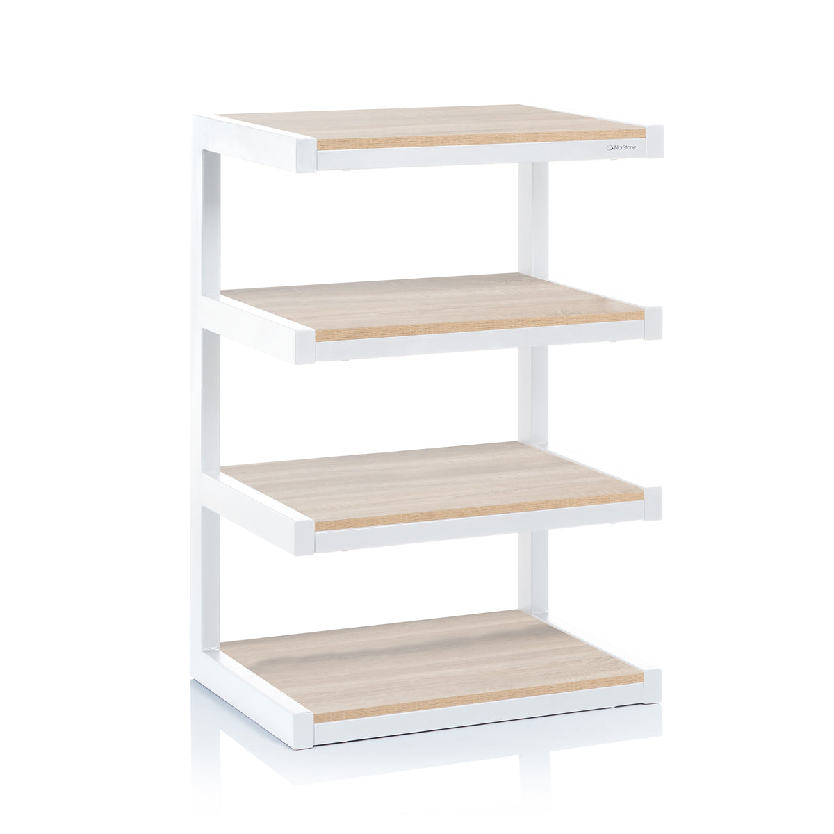Norstone Esse Hifi - Hifi-bänk Hifi-bänk Vit/Ek