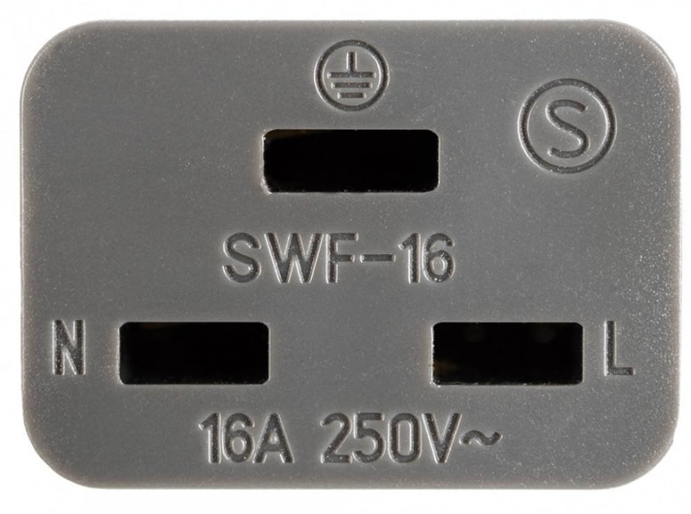 Supra Anniversary LoRad 2.5 SPC CS-16-EU CEE 7/7 (angled) - IEC C19 Strömkabel IEC C19 16A