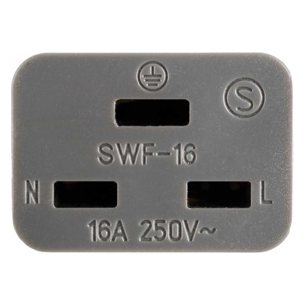 Supra Anniversary LoRad 2.5 SPC CS-16-EU CEE 7/7 (angled) - IEC C19 Strömkabel IEC C19 16A