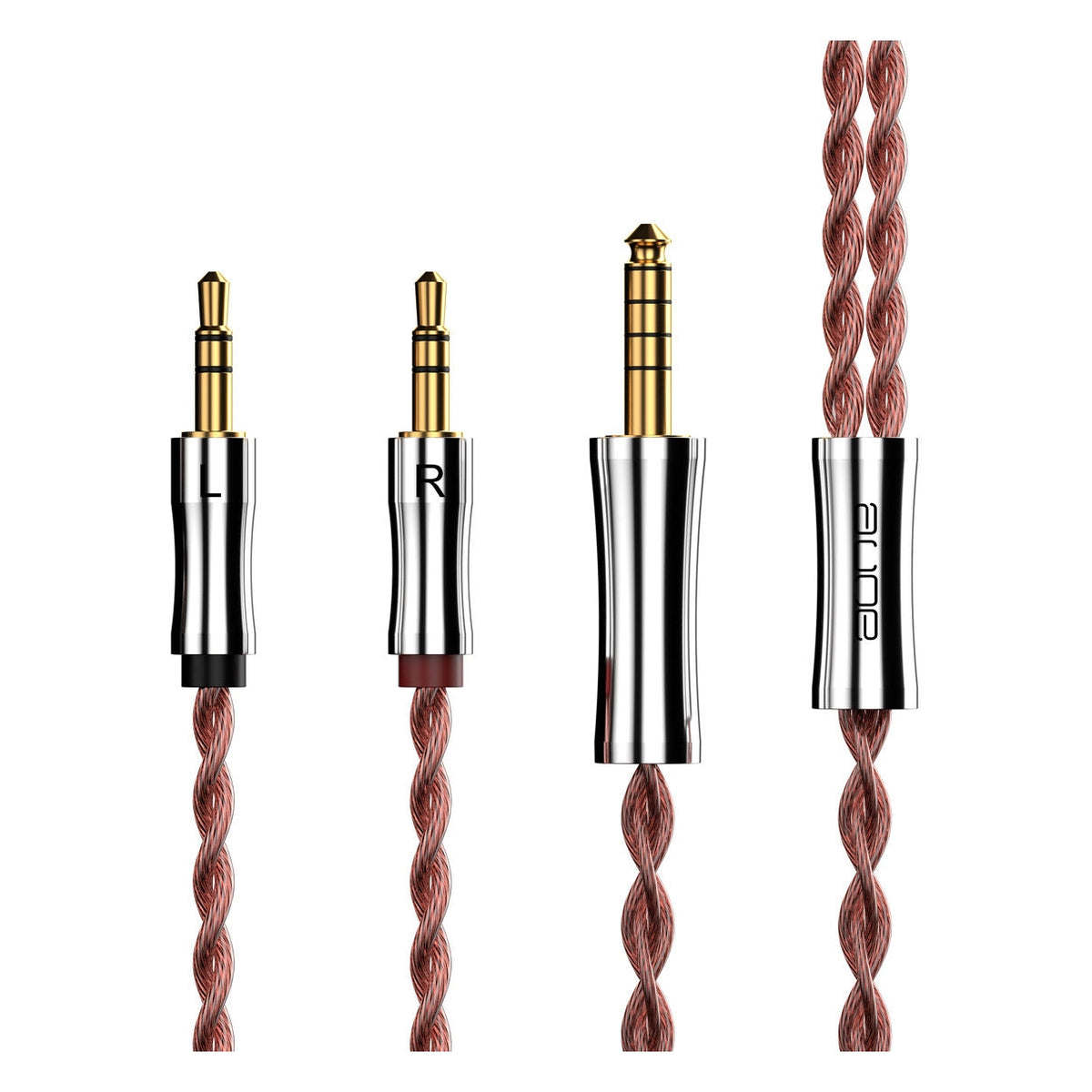 Aune AR3 - Balanserad hörlurskabel 4.4 till 3.5mm hörlurskabel