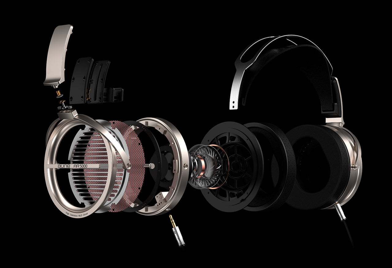 ヘッドホン aune ar5000 aune audio AR5000 本格的 HiFi ヘッドフォン - ミミソラ