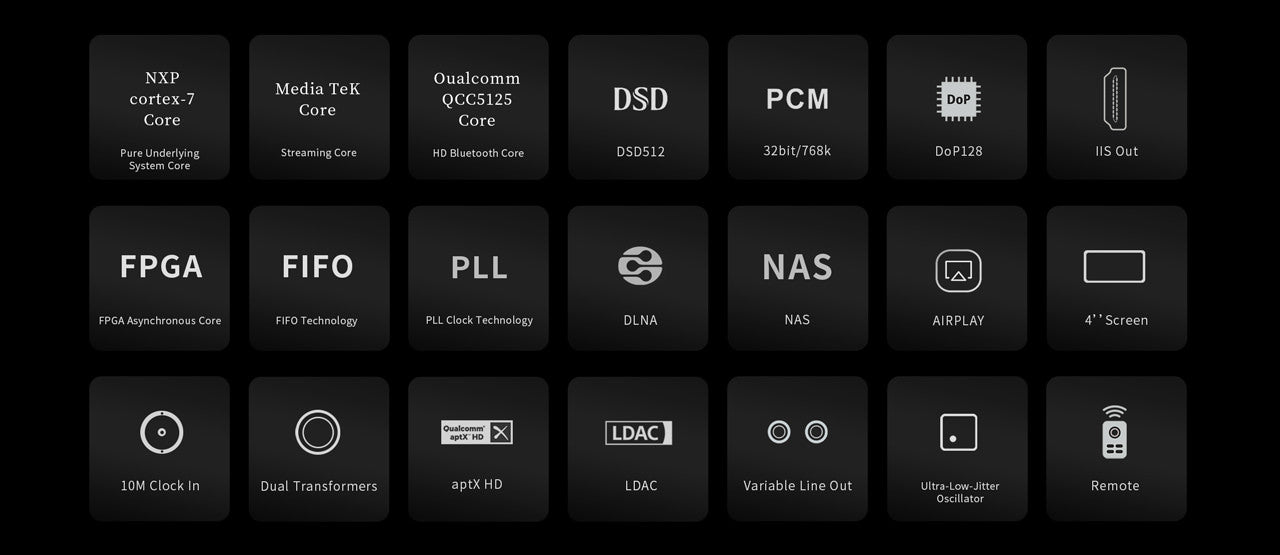 Aune S10 Pro - DEMO Nätverksspelare