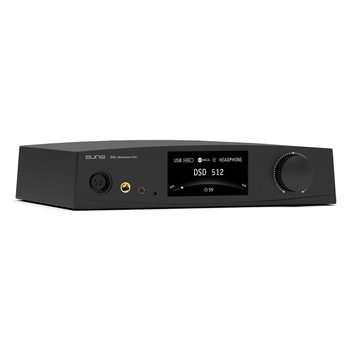 Aune S9c Pro - DAC 2x ESS ES9068A, Klass A Hörlursförstärkare