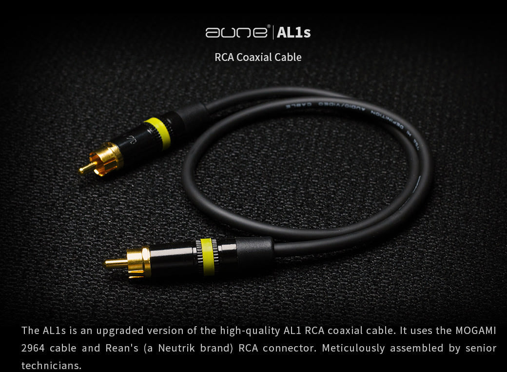 Aune AL1s koaxialkabel Digitalkabel