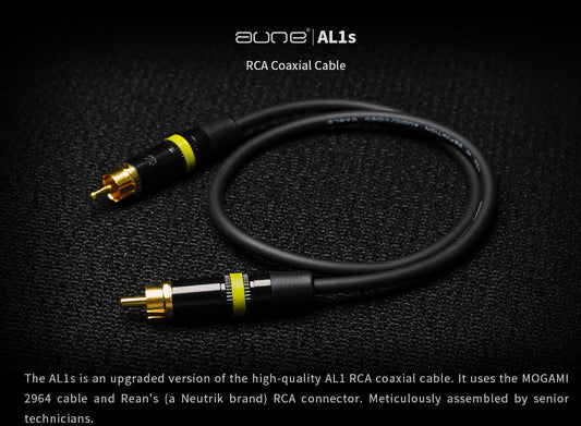 Aune AL1s koaxialkabel Digitalkabel