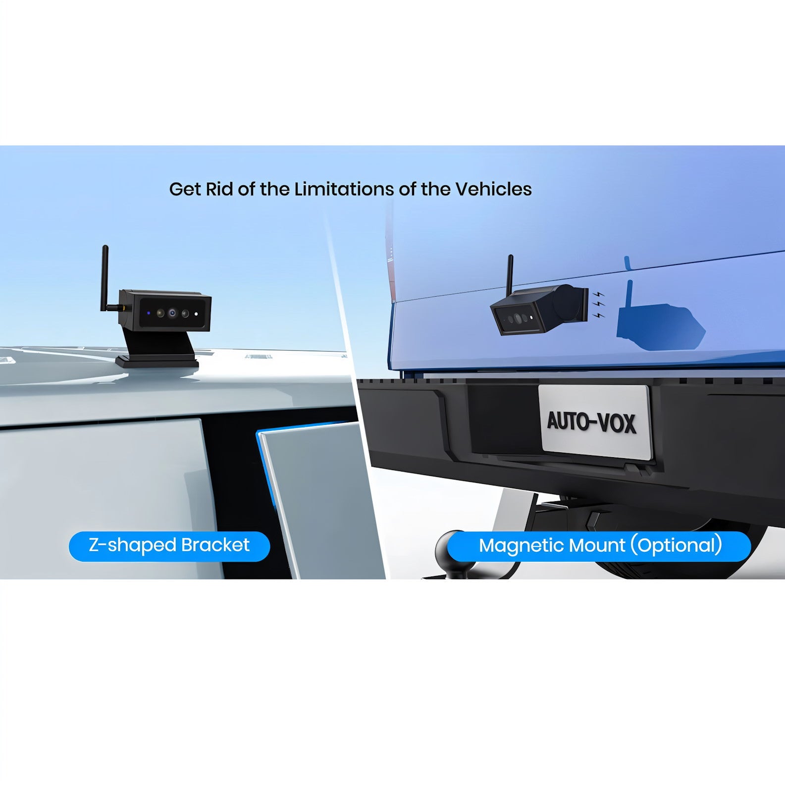 AUTO-VOX Panneau Solaire Uniquement pour caméra de recul sans Fil