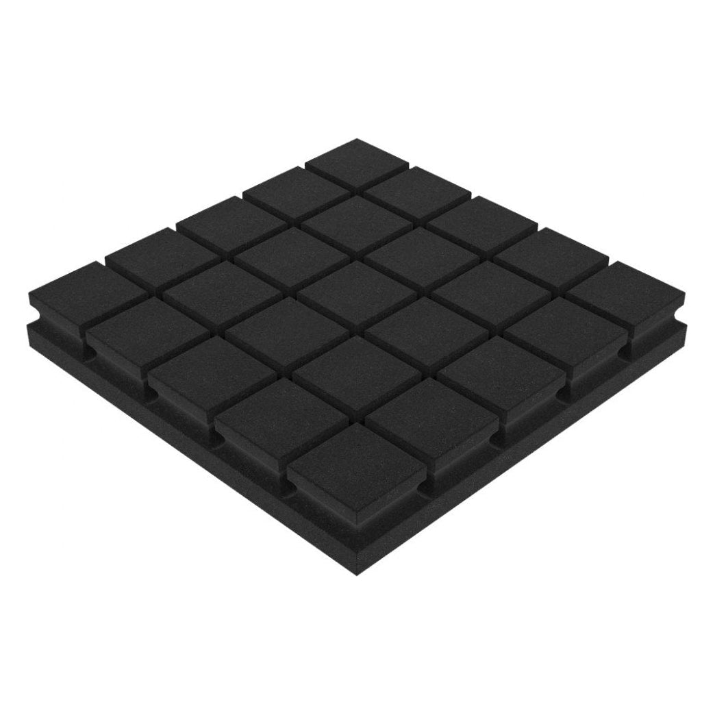 Akustikpanel Grid 50x50cm - Ljudabsorbent för vägg Ljudabsorbent