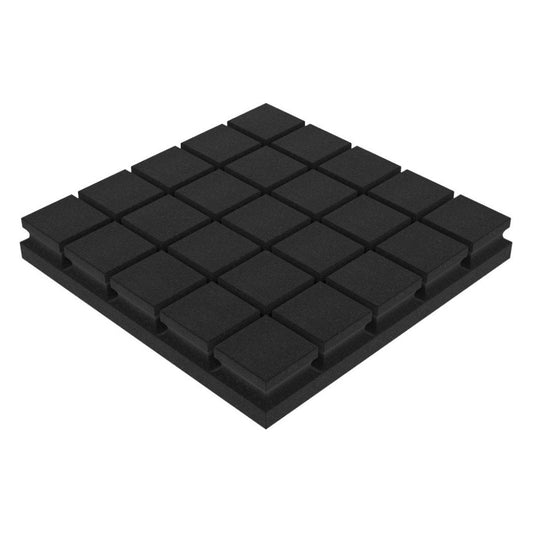 Akustikpanel Grid 50x50cm - Ljudabsorbent för vägg Ljudabsorbent