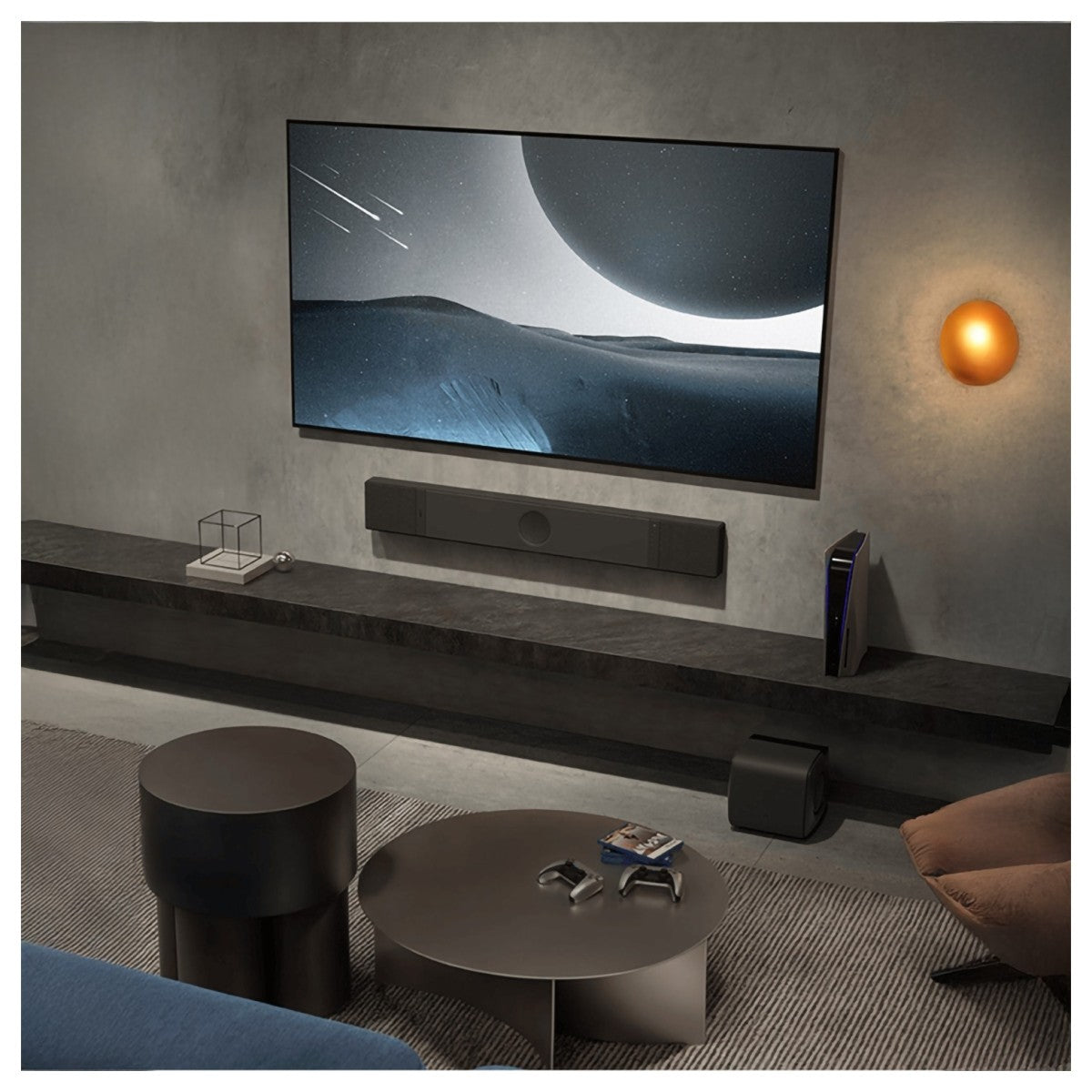 KEF XIO - Soundbar Soundbar Svart