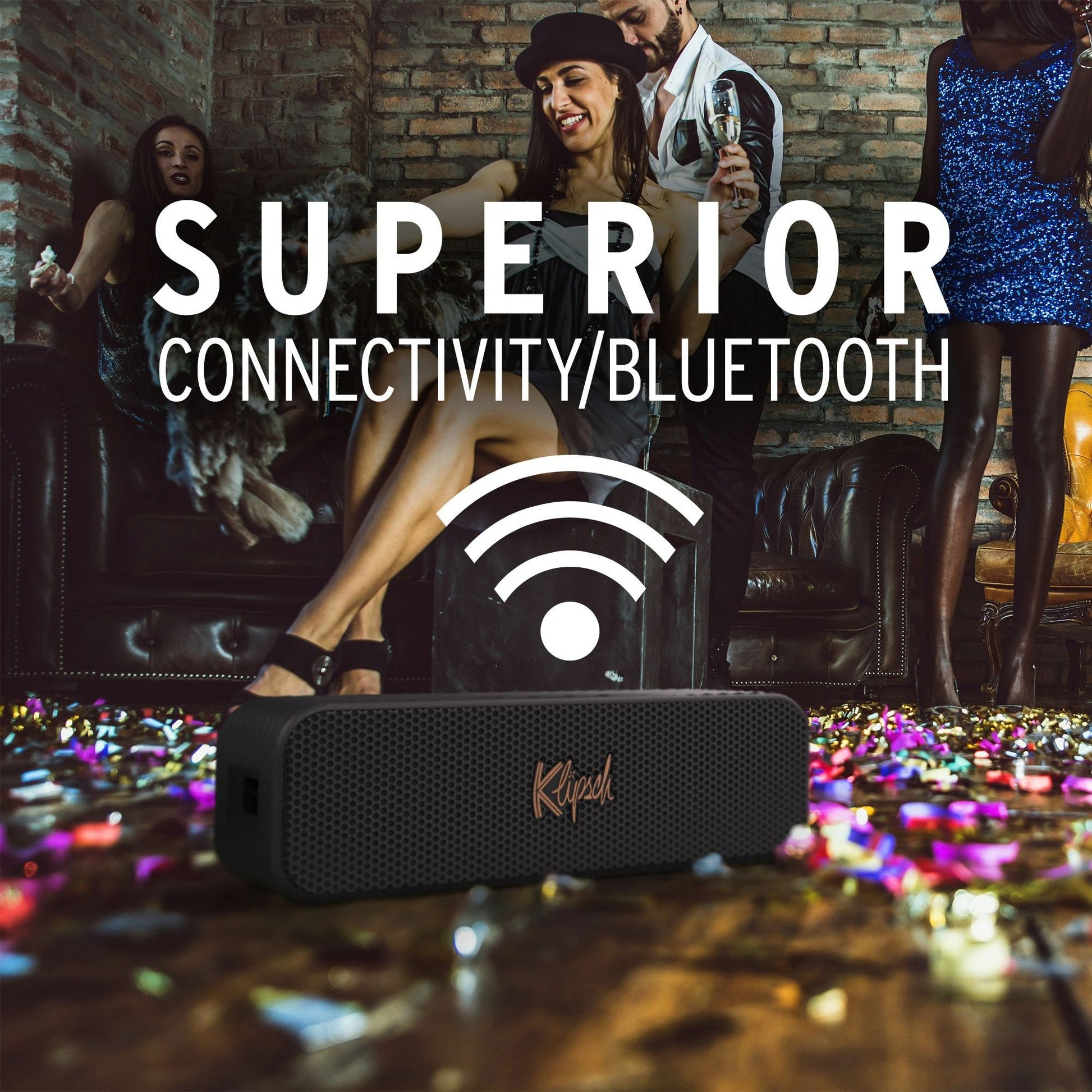 Klipsch Detroit - Portabel Blåtandshögtalare Portabel blåtandshögtalare