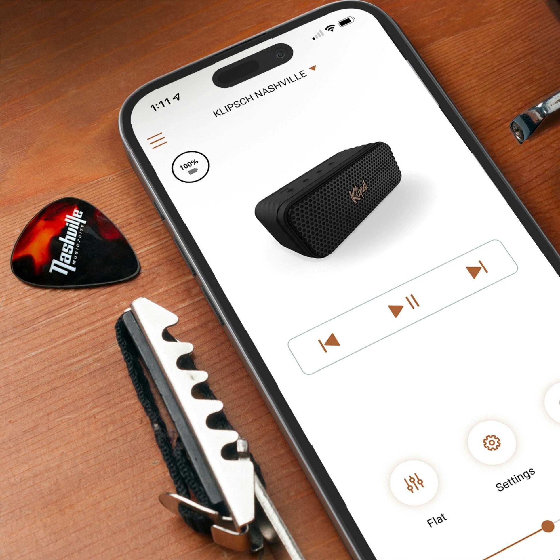 Klipsch Nashville - Portabel Blåtandshögtalare Portabel blåtandshögtalare