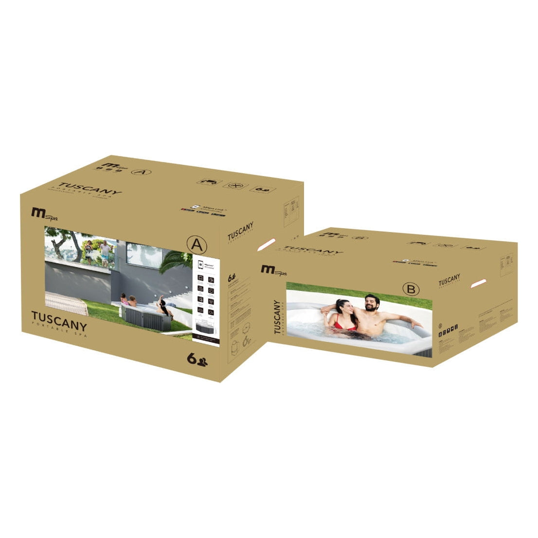MSpa Tuscany Frame F-TU062W spa-bad