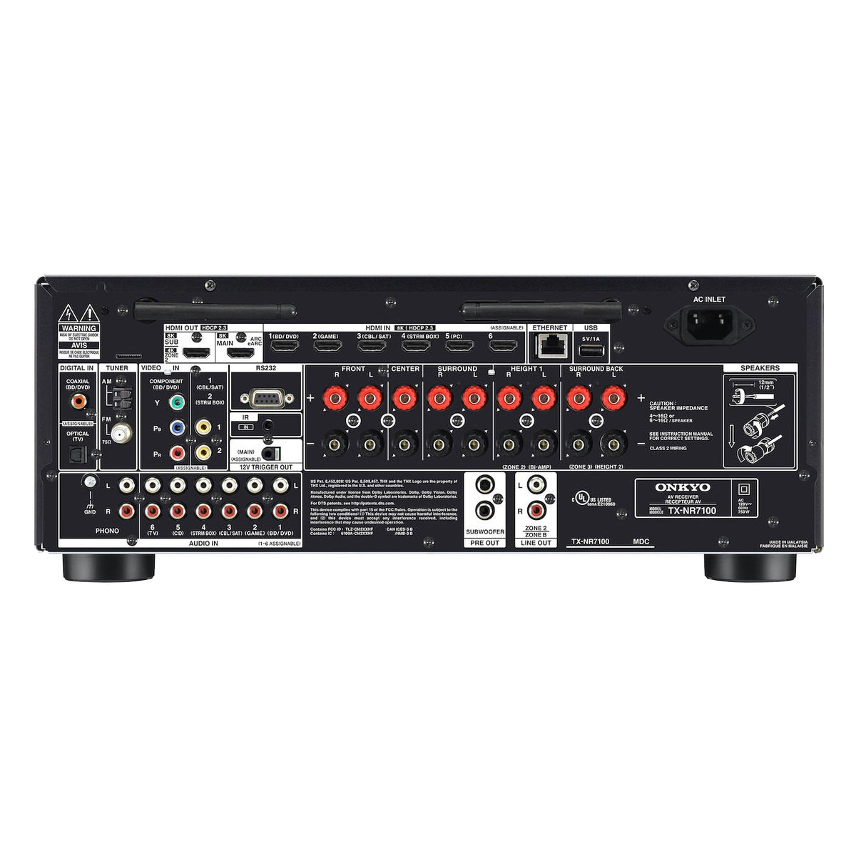 Onkyo TX-NR7100 Hemmabioförstärkare