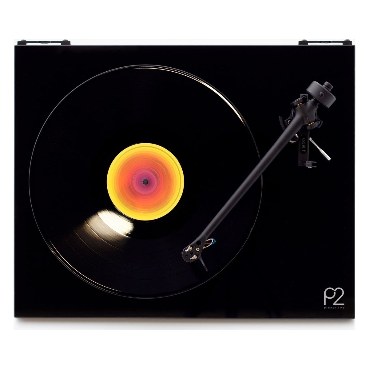 Rega Planar 2 Vinylspelare Svart med Standard Rega Carbon pickup