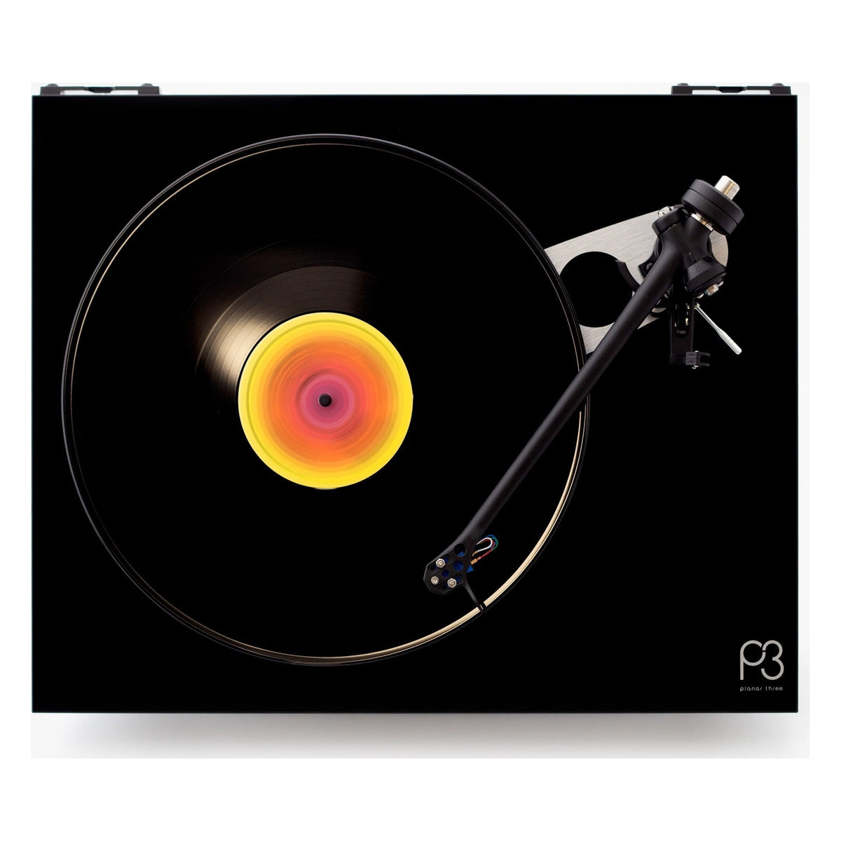 Rega Planar 3 Vinylspelare Svart pianolack exkl. pickup