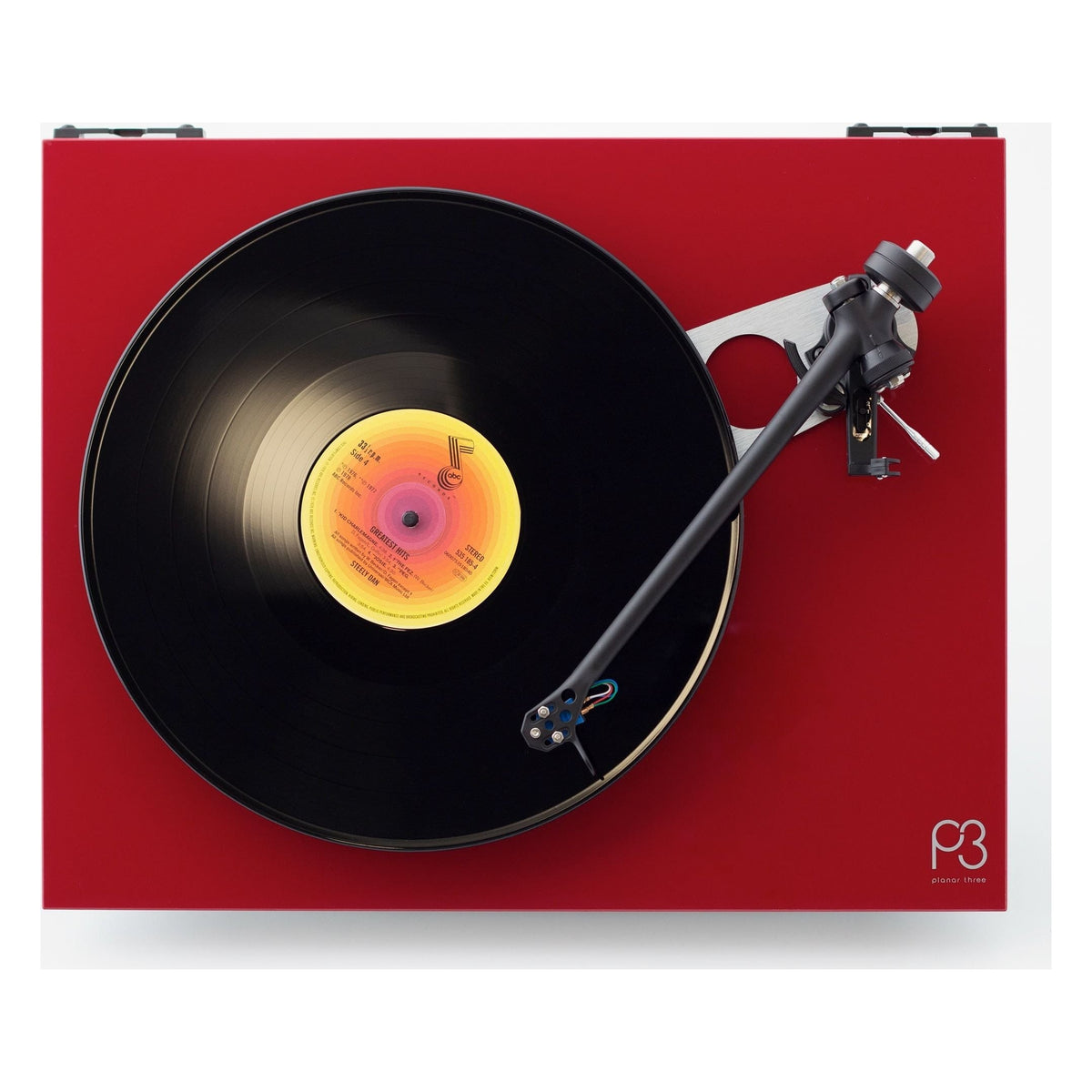 Rega Planar 3 Vinylspelare Röd pianolack exkl. pickup
